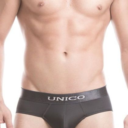 Unico Clasicos Micro: Brief, grau (S) Unico Clasicos Micro: Brief, grau (S)