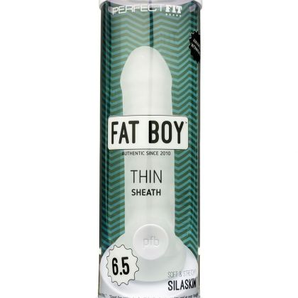 Perfect Fit Fat Boy Thin Sheath 6.5: Penishülle, transparent Perfect Fit Fat Boy Thin Sheath 6.5: Penishülle, transparent