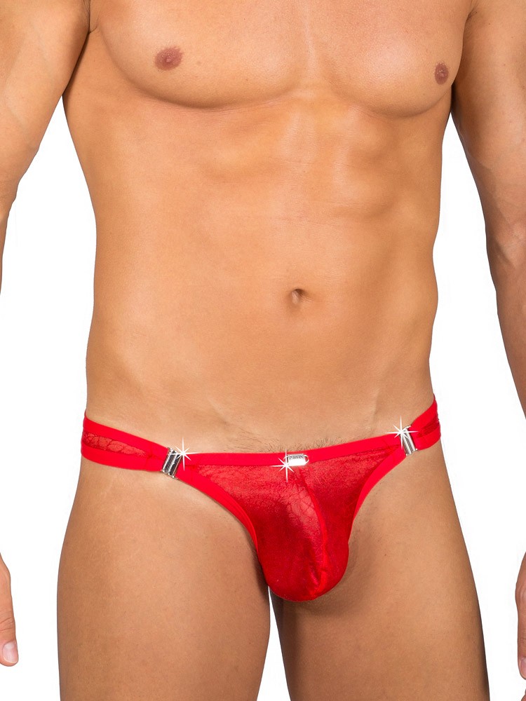 Eros Veneziani Bernardo: Clickstring, rot (L/XL)