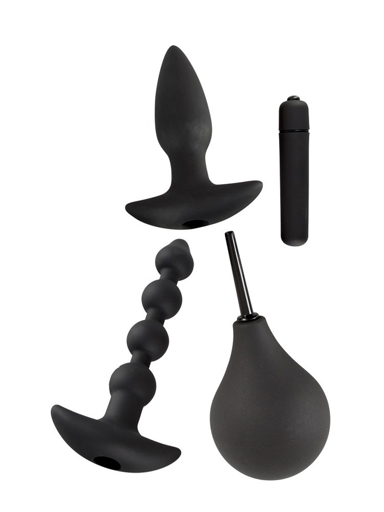 Black Velvets Anal Kit: Analtoy-Set, schwarz