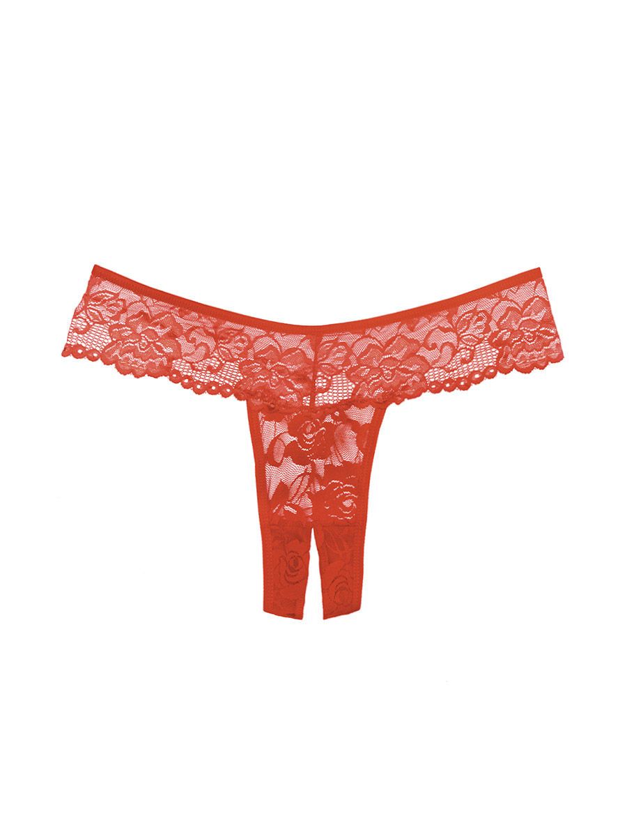 Adore Chiqui Love: Ouvertstring, rot (One Size)