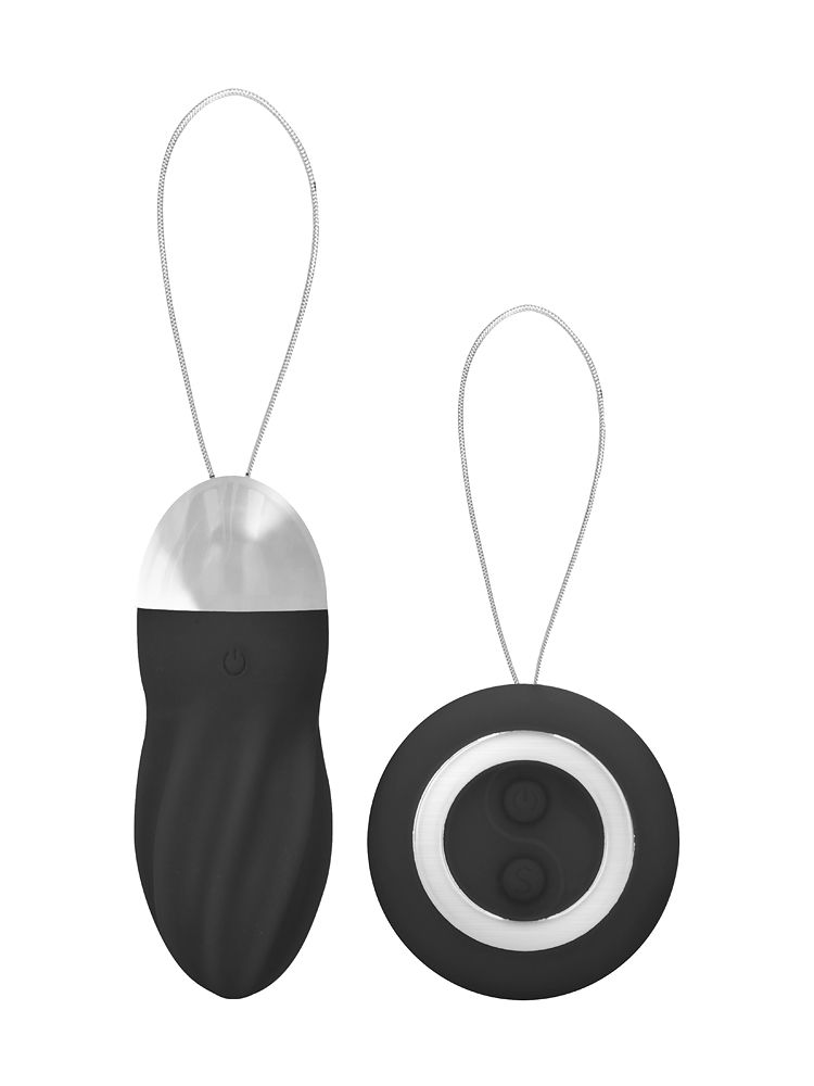 Simplicity George: Vibro-Ei mit Fernbedienung, schwarz