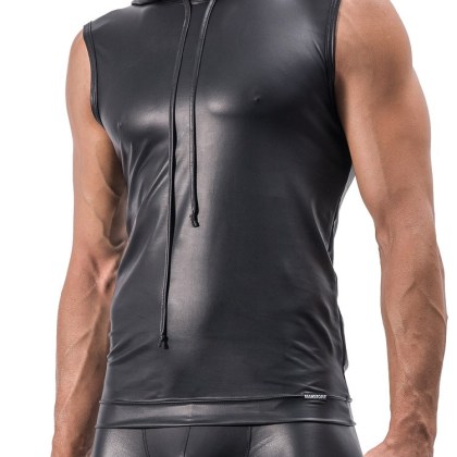 MANSTORE M510: Hoody Tanktop, schwarz (XXL) MANSTORE M510: Hoody Tanktop, schwarz (XXL)