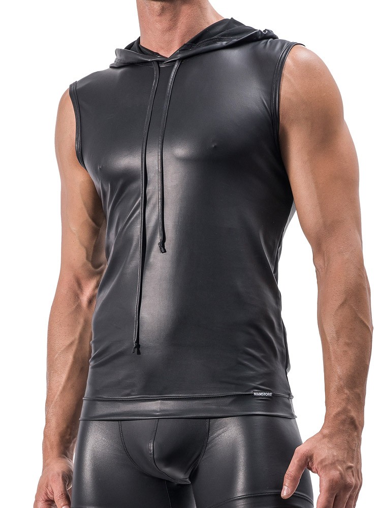 MANSTORE M510: Hoody Tanktop, schwarz (XL)