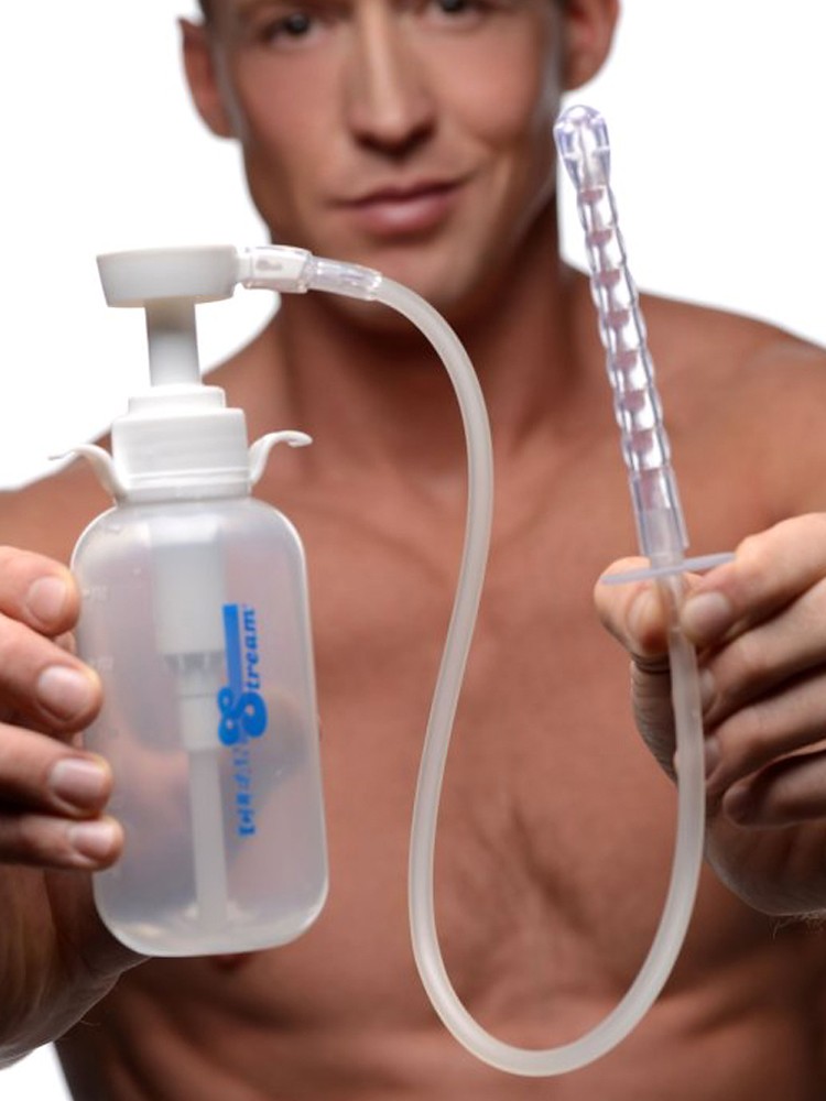 Pump Action Enema Bottle: Analdusche, transparent