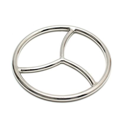 Tripple Shibari Ring: Edelstahl-Bondage-Ring, silber Tripple Shibari Ring: Edelstahl-Bondage-Ring, silber