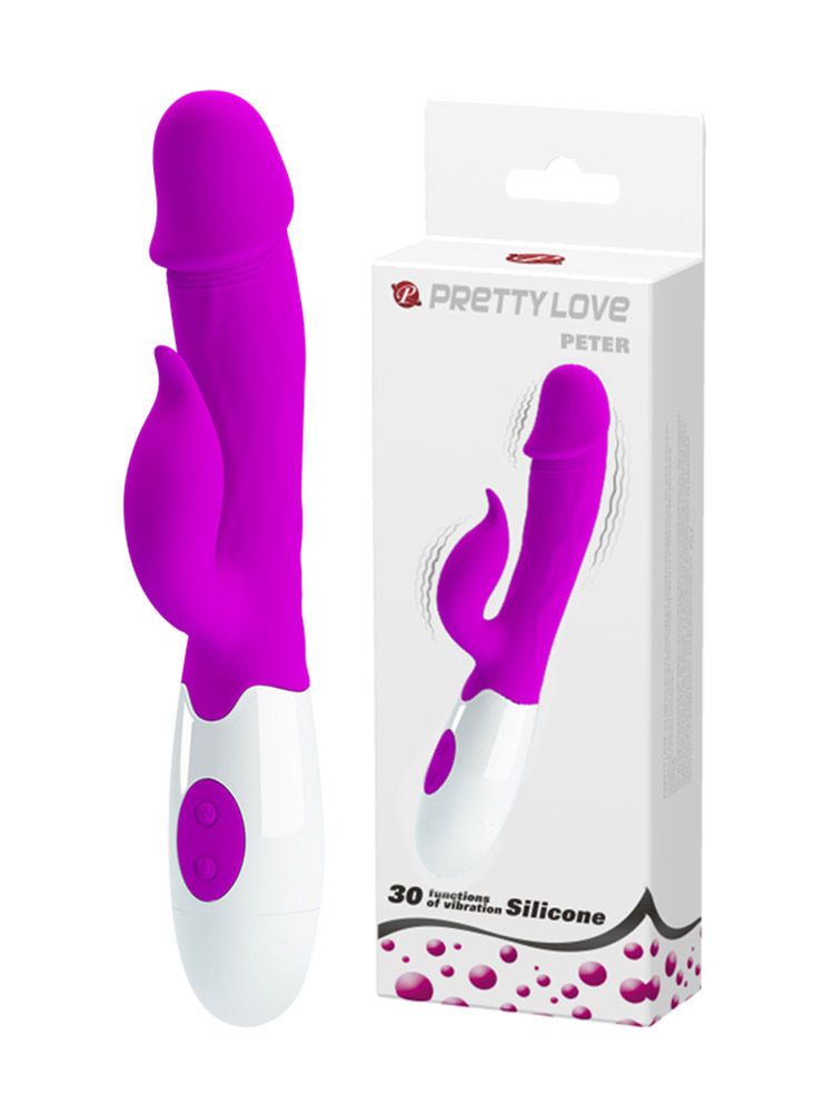 Pretty Love Peter: Bunny-Vibrator, dunkles rosé