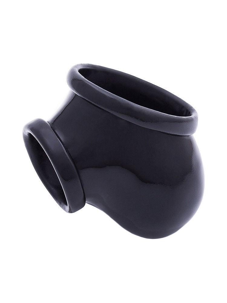 Toylie Ben: Latex-Hodenhülle, schwarz
