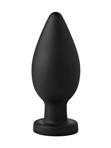 Master Series Colossus XXL Silicone Anal Suction Plug: Analplug, schwarz