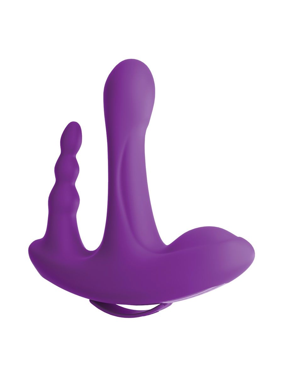 Threesome Rock N%27 Ride: Multi-Vibrator, lila