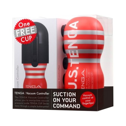 Tenga Ultra Deep Throat Cup und Vacuum Controller: Masturbatoren-Set Tenga Ultra Deep Throat Cup und Vacuum Controller: Masturbatoren-Set