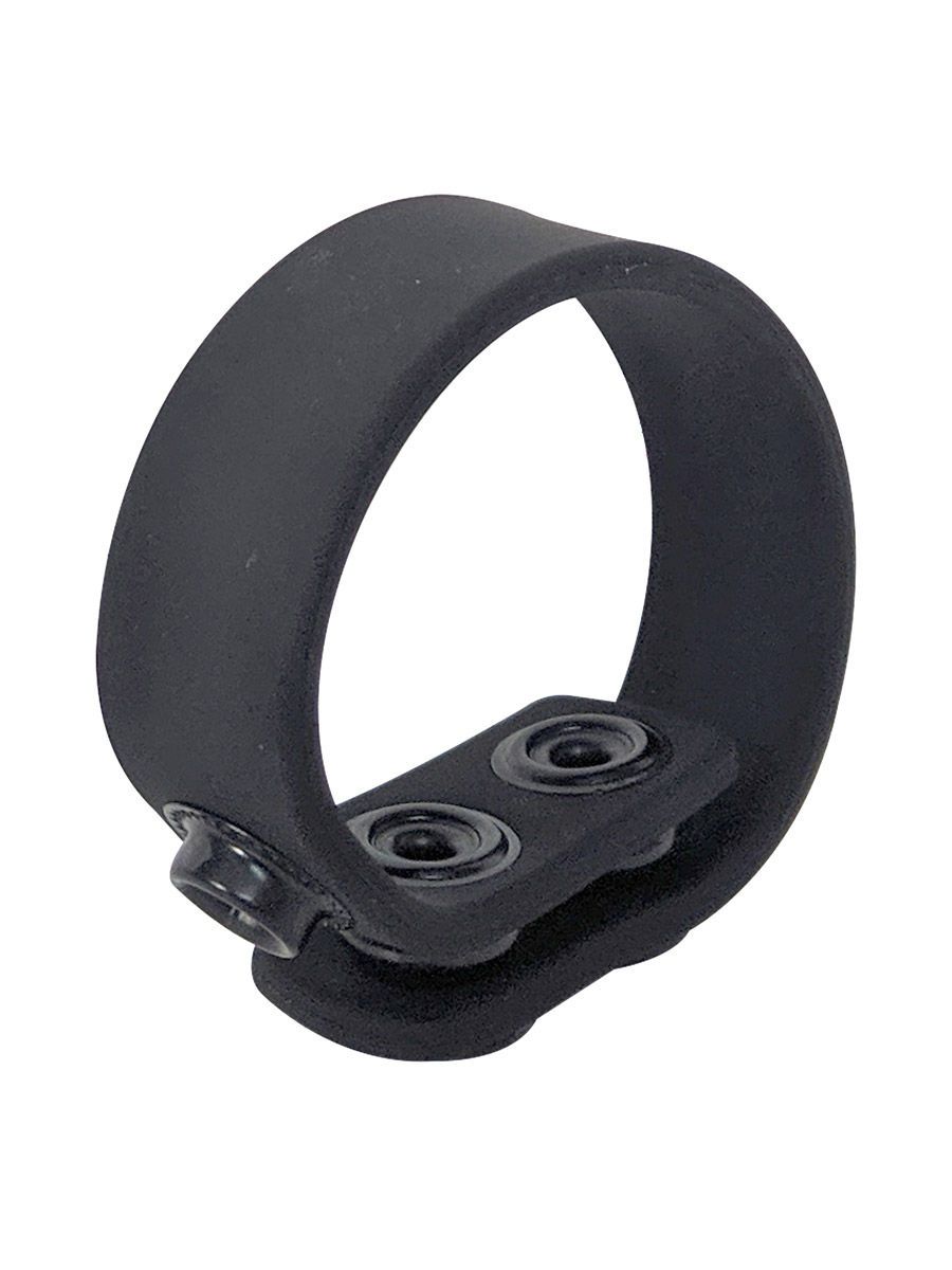 BRUTUS 3 Snap Silicone: Penisring, schwarz