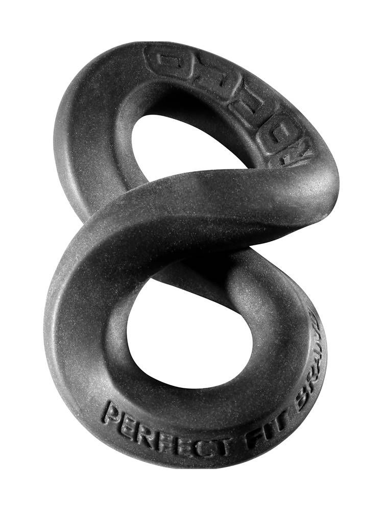 Perfect Fit The Rocco 3-Way XL Wrap Ring: Penis-/Hodenring, schwarz