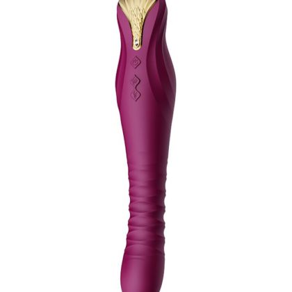Zalo King Vibrating Thruster: Stoßender Vibrator, lila Zalo King Vibrating Thruster: Stoßender Vibrator, lila