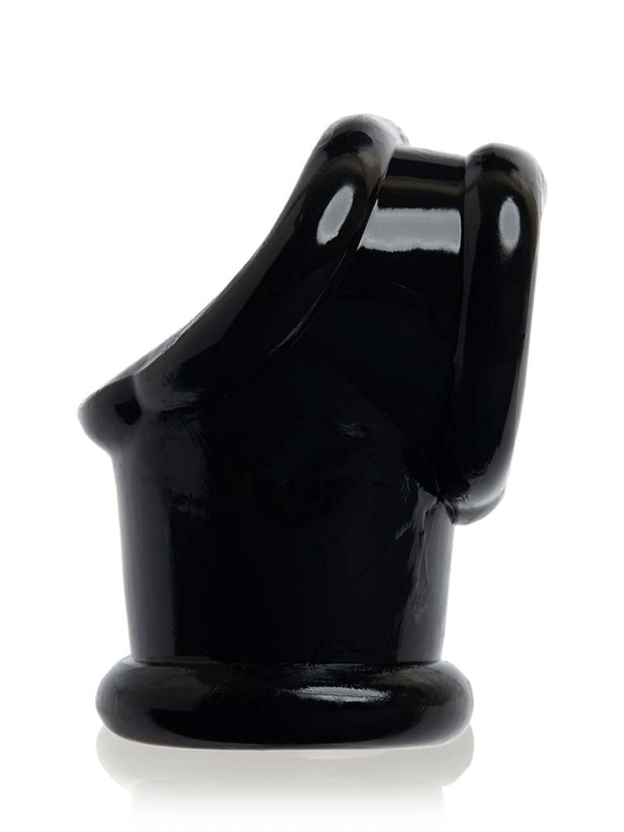 Oxballs Powersling: Penisring und Hodenstretcher, schwarz