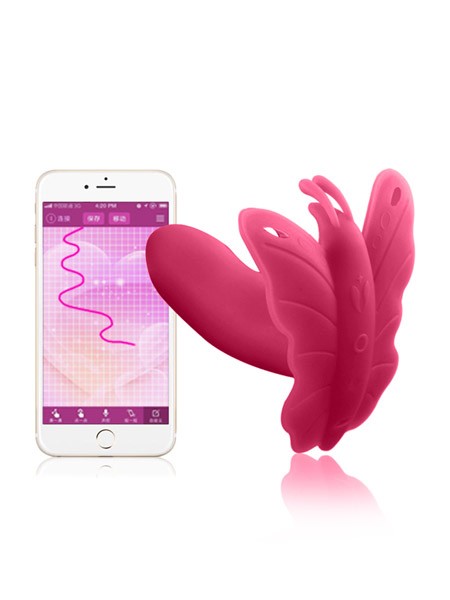 Realov Lydia Butterfly Vibe: Mini-Bunny-Vibrator, pink