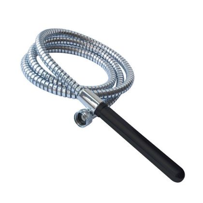 Aqua Stick: Alu-Intimduschstab mit Schlauch, schwarz Aqua Stick: Alu-Intimduschstab mit Schlauch, schwarz