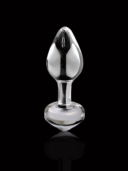 Icicles No. 44: Glas-Analplug, transparent