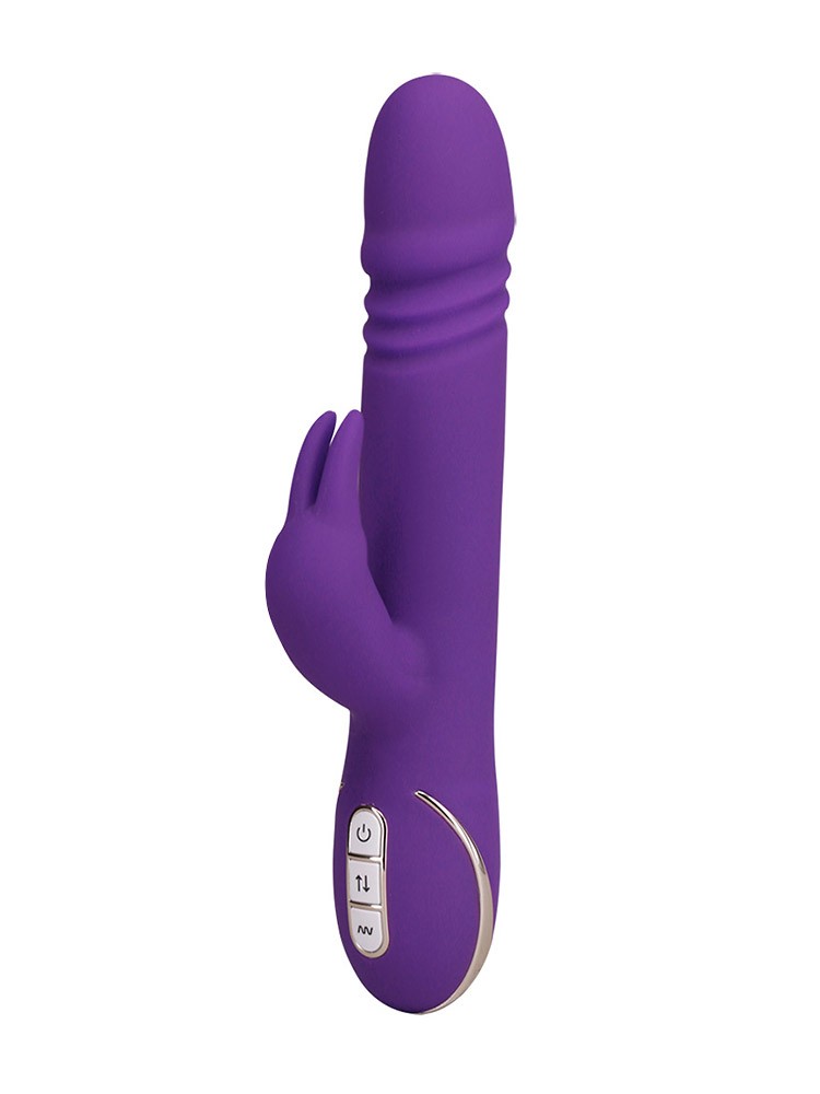 Vibe Couture Rabbit Skater: Bunny-Vibrator mit Stoßfunktion, lila