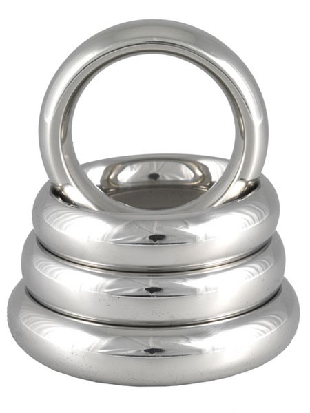Edelstahl-Penisring: Donut, 15mm breit (45mm)