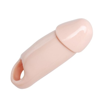 Wide Penis Enhancer Sheath: Penishülle, haut Wide Penis Enhancer Sheath: Penishülle, haut