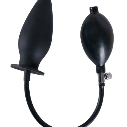 True Black Large: Analplug mit Pumpe, schwarz True Black Large: Analplug mit Pumpe, schwarz