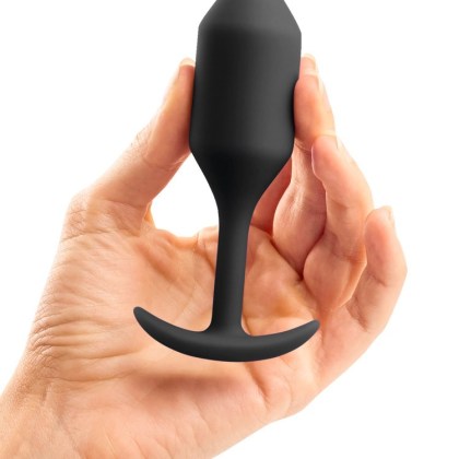 B-Vibe Snug Plug 2: Analplug, schwarz B-Vibe Snug Plug 2: Analplug, schwarz