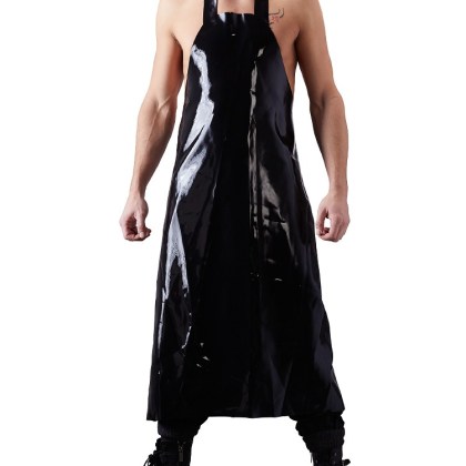 Latex-Schürze, schwarz Latex-Schürze, schwarz