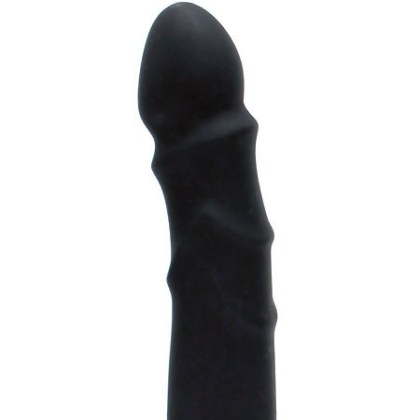 Silikon-Dildo für Strap-On (14cm), schwarz Silikon-Dildo für Strap-On (14cm), schwarz
