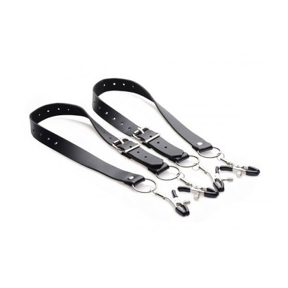 Master Series Spread: Schamlippen-Klemmen, schwarz (Medium) Master Series Spread: Schamlippen-Klemmen, schwarz (Medium)