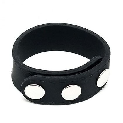 Silikon-Penisriemen, schwarz Silikon-Penisriemen, schwarz