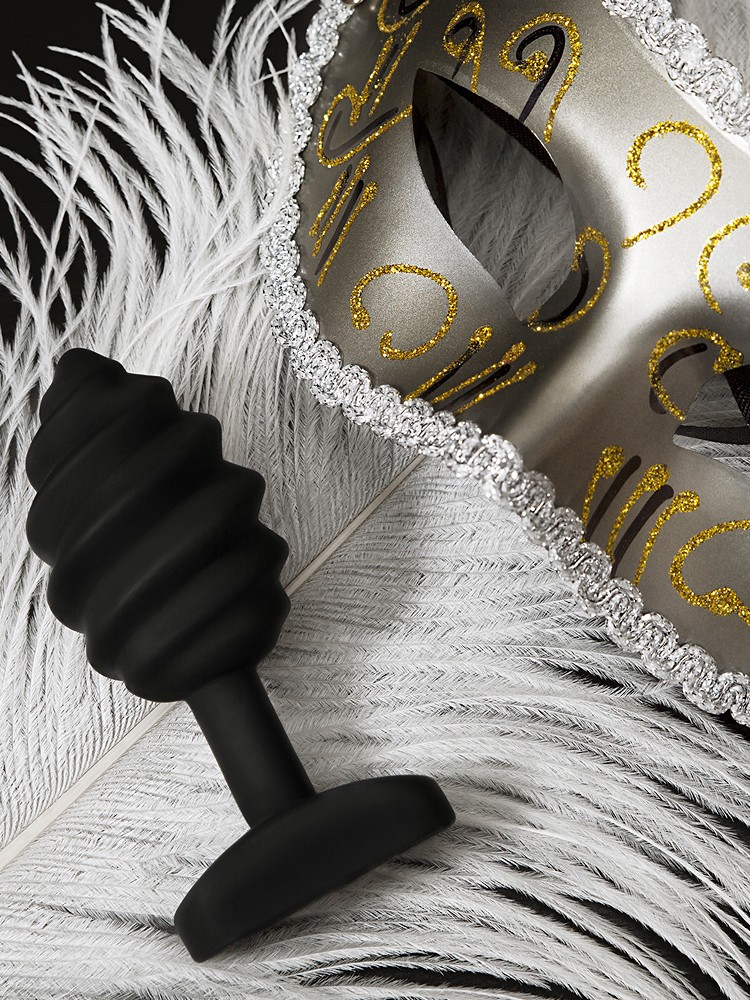 G-Plug Twist: Vibro-Analplug, schwarz