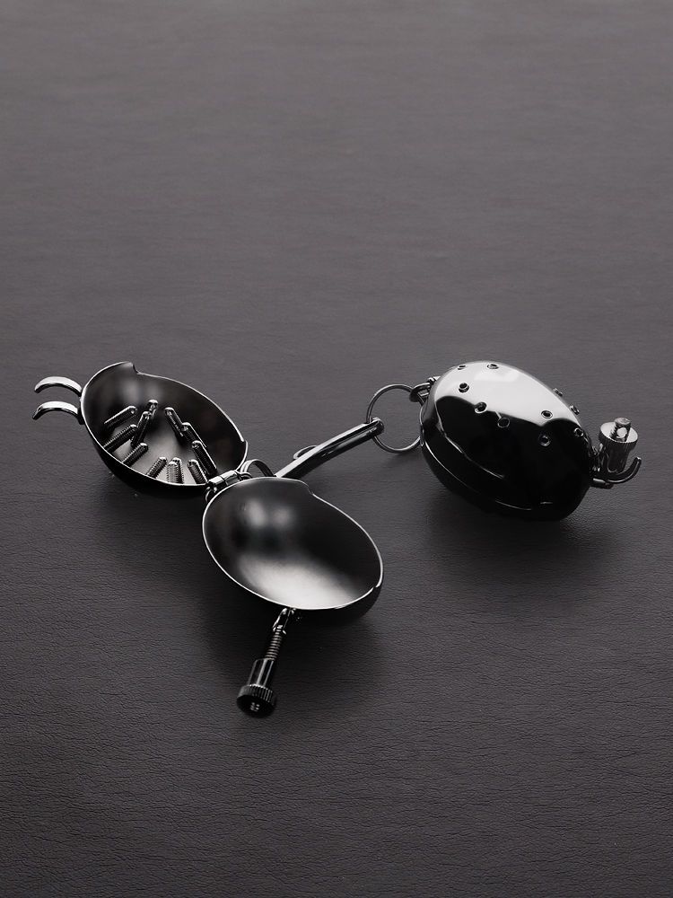 Triune Evil Ball Crusher and Presser: Edelstahl-Hodenzwinge