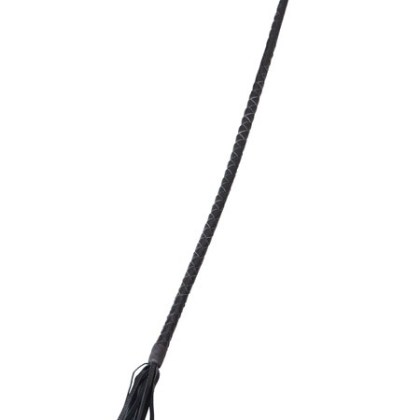 Lederpeitsche geflochten (70cm), schwarz Lederpeitsche geflochten (70cm), schwarz