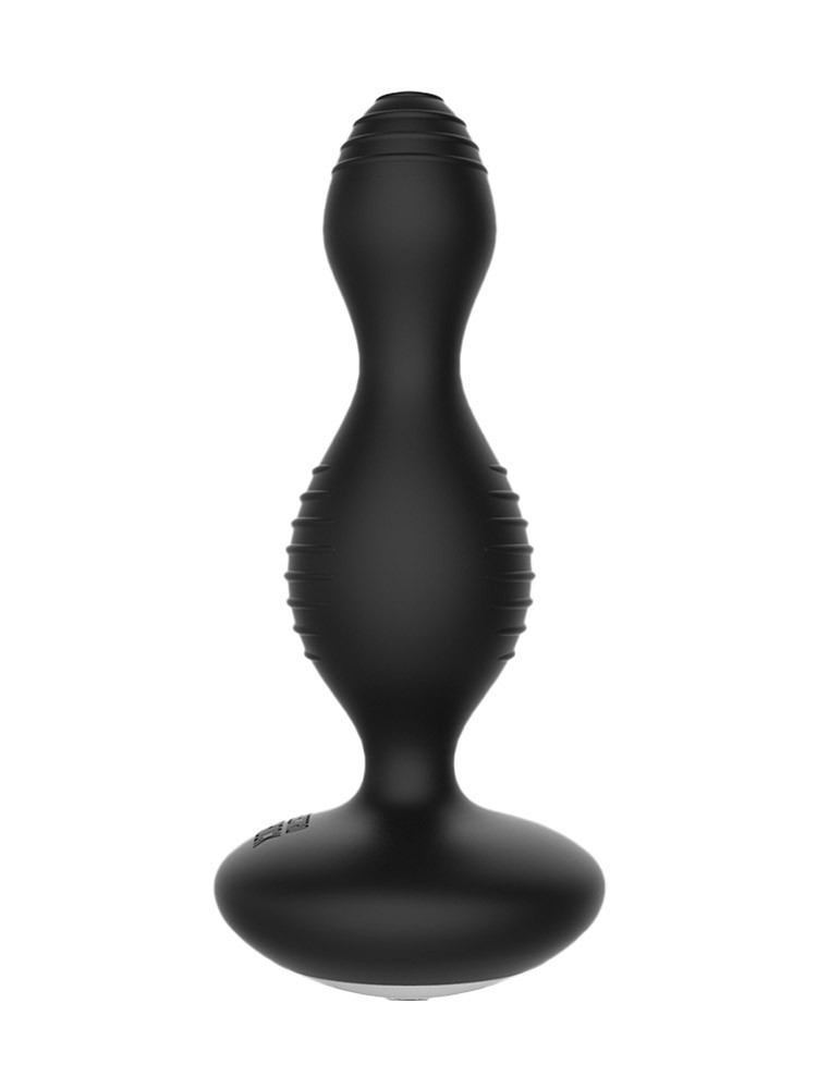 Electro Shock Buttplug: Elektro-Vibroplug, schwarz