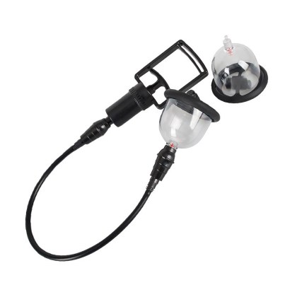 Bad Kitty Vibrating Nipple Cups: Vibro-Nippelsauger, schwarz/transparent Bad Kitty Vibrating Nipple Cups: Vibro-Nippelsauger, schwarz/transparent