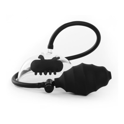 Ouch! Vibrating Pussy Pump: Vibro-Vulvasauger, schwarz Ouch! Vibrating Pussy Pump: Vibro-Vulvasauger, schwarz