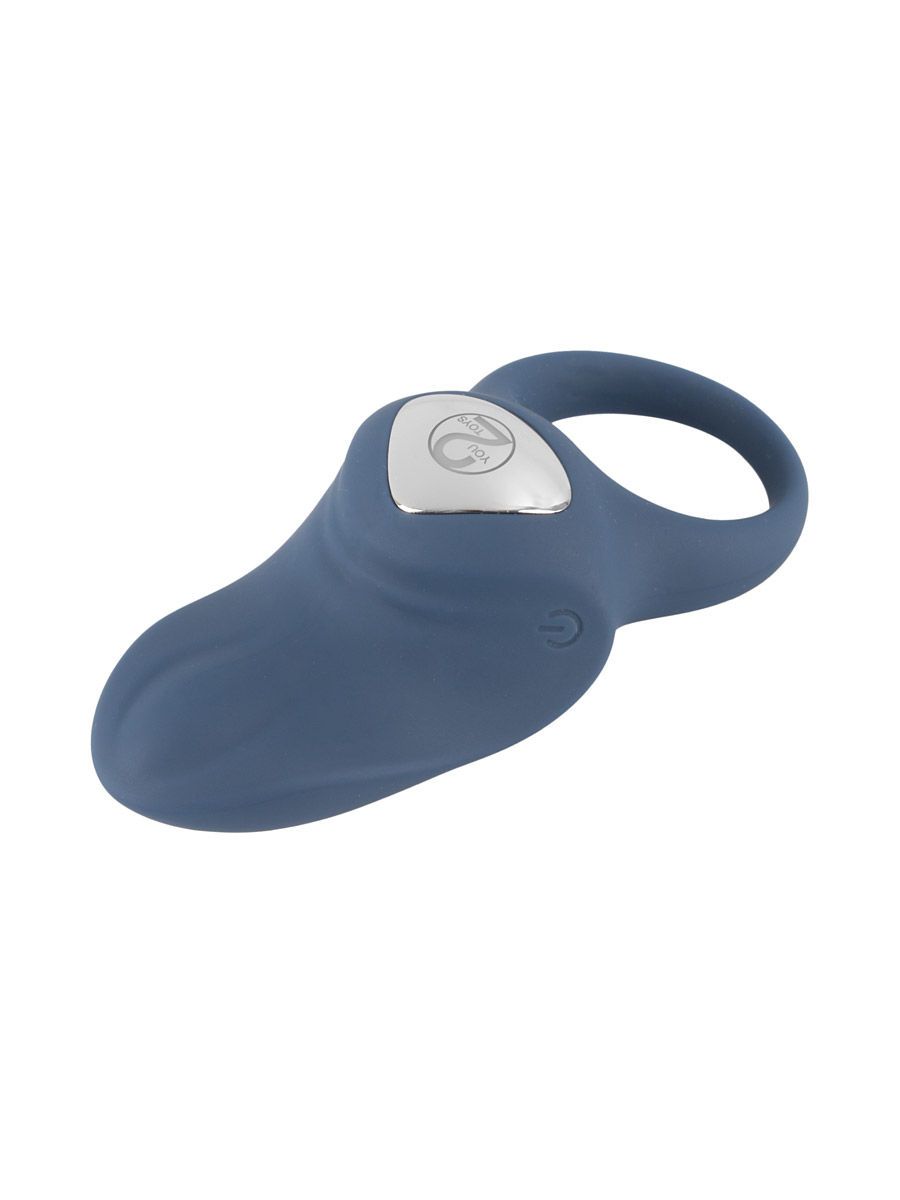 Vibrating Cock Ring: Vibro-Penisring, blau