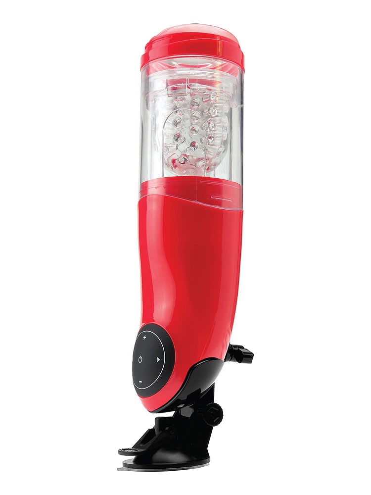 Mega-Bator Mouth: Masturbator, rot/transparent