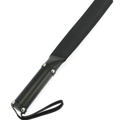 Lederklatsche schmal, schwarz Lederklatsche schmal, schwarz