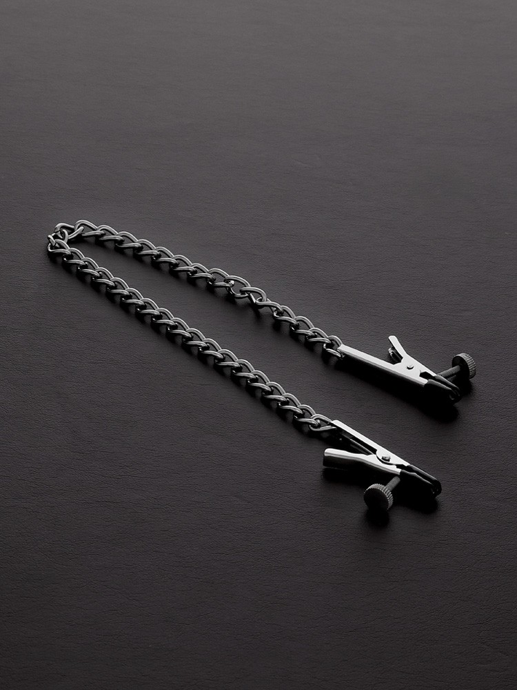 Triune Alligator Adjustable Nipple Clamps: Edelstahl-Nippelklemmen mit Kette