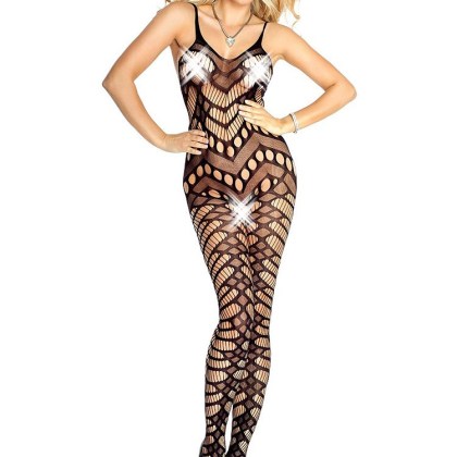 Provocative: Ouvertcatsuit, schwarz (S/M) Provocative: Ouvertcatsuit, schwarz (S/M)