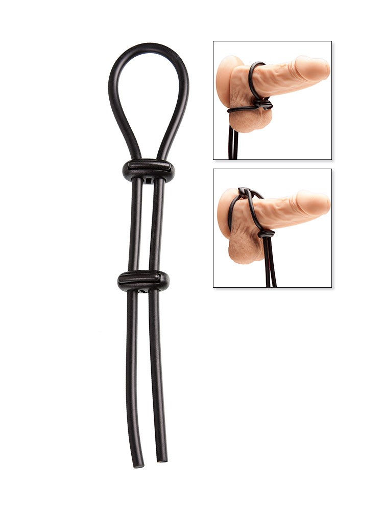 Malesation: Penisschlaufe, schwarz