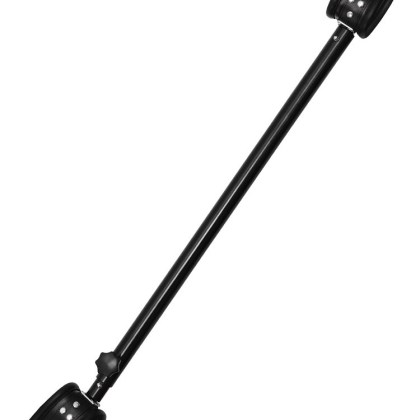 Xx-DreamsToys: Variable Spreizstange mit Leder- Fußfesseln, schwarz Xx-DreamsToys: Variable Spreizstange mit Leder- Fußfesseln, schwarz