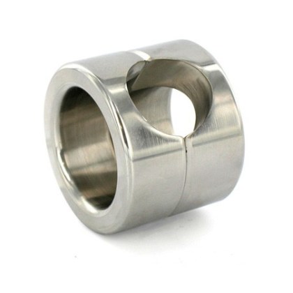 Edelstahl-Penisring-Hodenstretcher, 45mm breit Edelstahl-Penisring-Hodenstretcher, 45mm breit