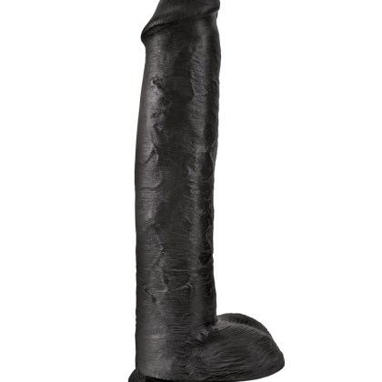 King Cock 15%27%27 with Balls: Dildo mit Hoden, schwarz King Cock 15%27%27 with Balls: Dildo mit Hoden, schwarz