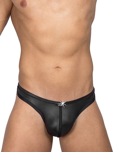 Eros Veneziani Alessio: String, schwarz (M/L)