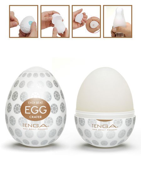 Tenga Ona Egg Crater: Einweg-Masturbator