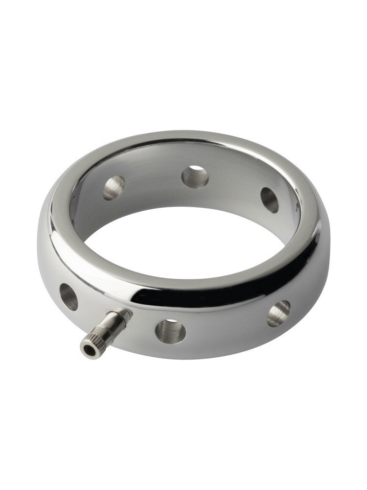 ElectraStim Prestige: Elektro-Penisring, silber (46mm)