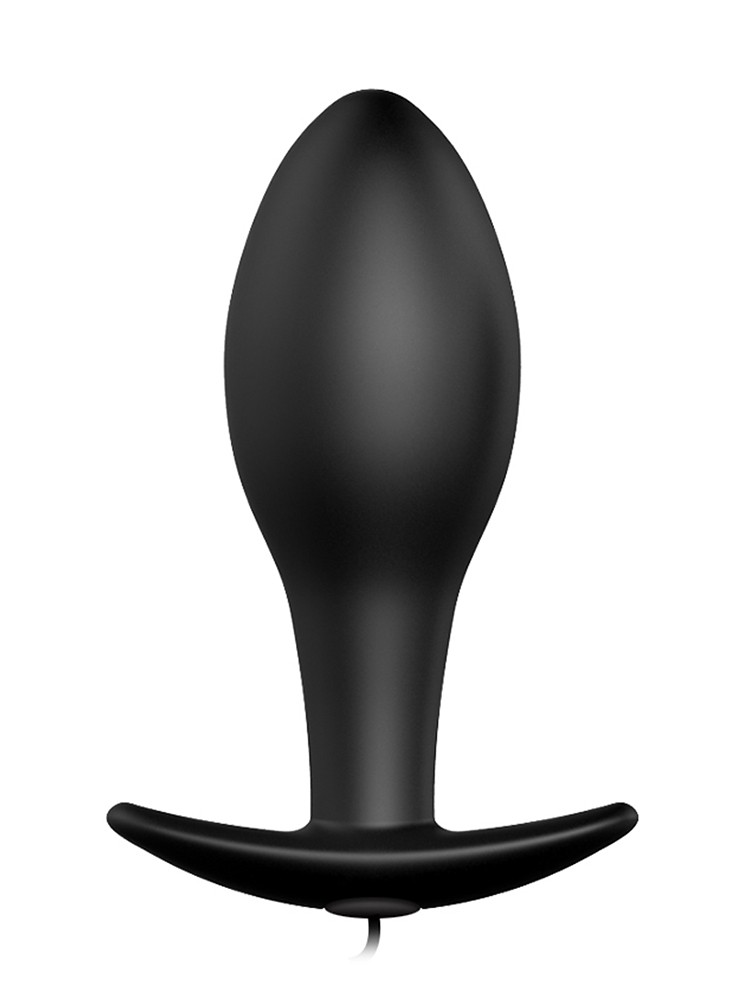 Crazy Bull John: Vibro-Analplug, schwarz